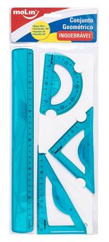 CJ GEOM. FLEX AZUL BO C/4 (11065)