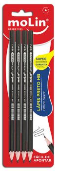 LAPIS PRETO - OFFICE BLACK BT. (13240)